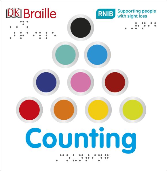 DK Braille Counting Board book cover of DK Braille Counting