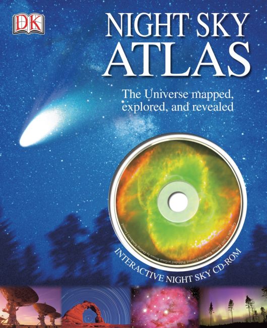 Night Sky Atlas Spiral bound cover of Night Sky Atlas