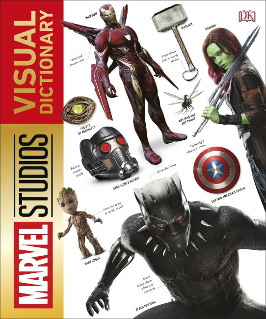 Marvel Studios Visual Dictionary Hardback cover of Marvel Studios Visual Dictionary