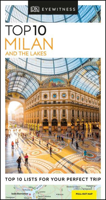 DK Eyewitness Top 10 Milan and the Lakes Paperback cover of DK Eyewitness Top 10 Milan and the Lakes