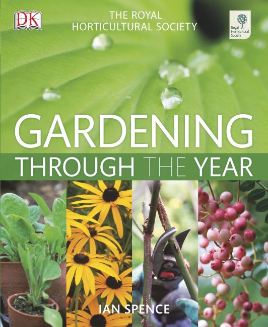 RHS Gardening Through The Year Hardback cover of RHS Gardening Through The Year