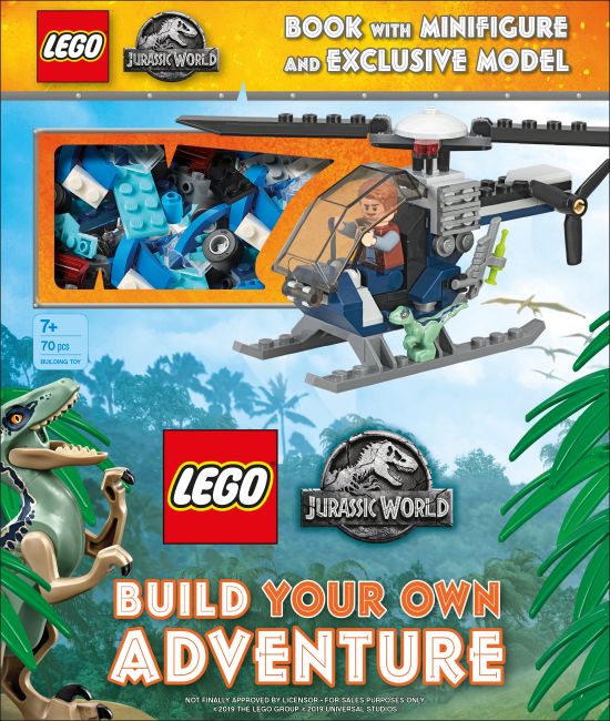 LEGO Jurassic World Build Your Own Adventure Hardback cover of LEGO Jurassic World Build Your Own Adventure