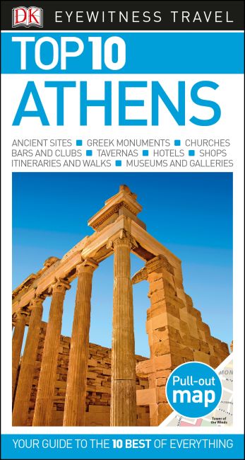 DK Eyewitness Top 10 Athens Paperback cover of DK Eyewitness Top 10 Athens