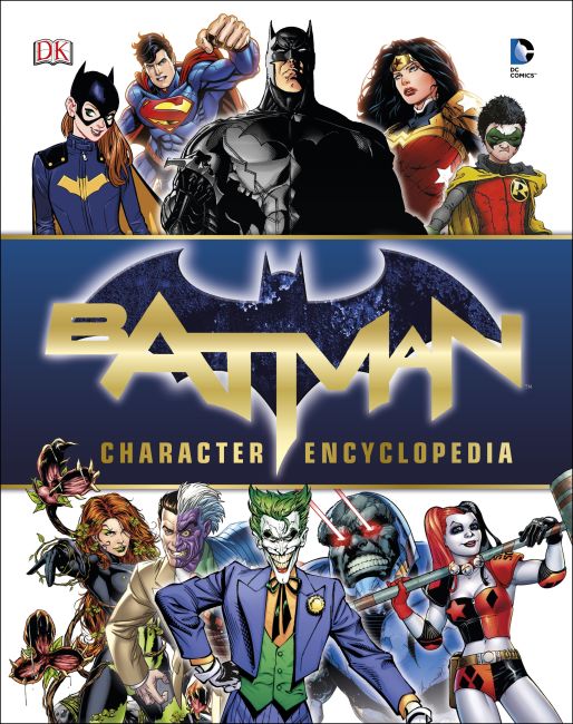 Batman Character Encyclopedia Mixed Media cover of Batman Character Encyclopedia