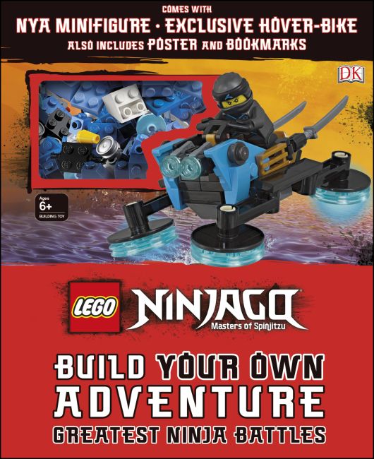 LEGO NINJAGO Build Your Own Adventure Greatest Ninja Battles Hardback cover of LEGO NINJAGO Build Your Own Adventure Greatest Ninja Battles