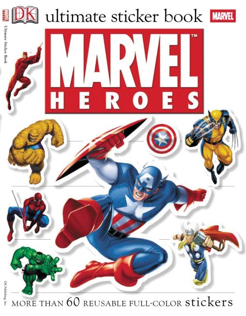 Ultimate Sticker Book: Marvel Heroes Paperback cover of Ultimate Sticker Book: Marvel Heroes