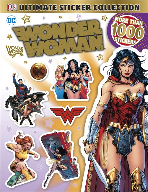 DC Wonder Woman Ultimate Sticker Collection Paperback cover of DC Wonder Woman Ultimate Sticker Collection