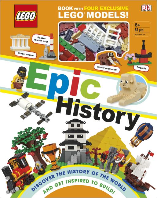 LEGO Epic History Hardback cover of LEGO Epic History