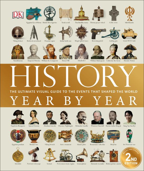 History Year by Year Hardback cover of History Year by Year