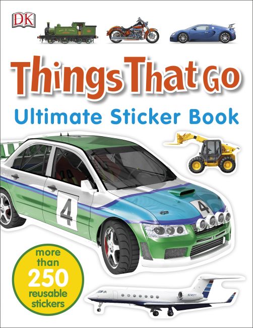 Things That Go Ultimate Sticker Book Paperback cover of Things That Go Ultimate Sticker Book
