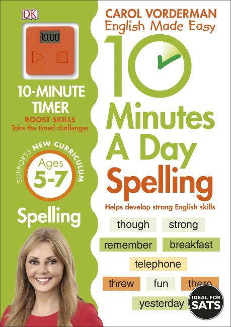 10 Minutes A Day Spelling Ages 5-7 Key Stage 1 Paperback cover of 10 Minutes A Day Spelling Ages 5-7 Key Stage 1