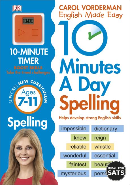10 Minutes A Day Spelling Ages 7-11 Key Stage 2 Paperback cover of 10 Minutes A Day Spelling Ages 7-11 Key Stage 2