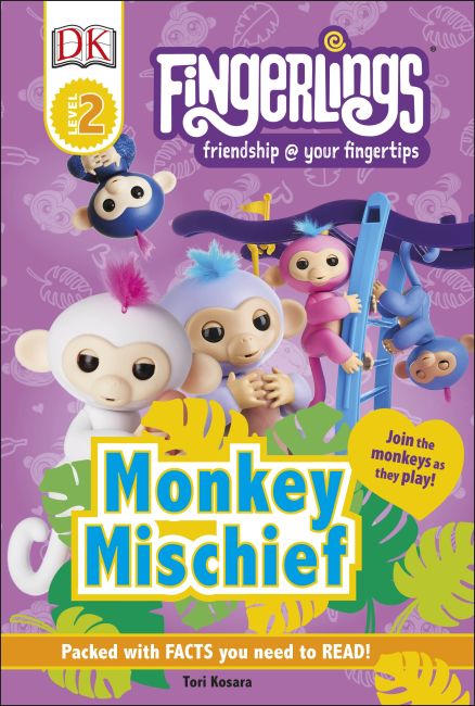 Fingerlings Monkey Mischief Hardback cover of Fingerlings Monkey Mischief