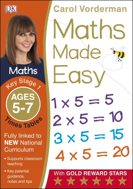 Maths Made Easy Times Tables Ages 5-7 Key Stage 1 Paperback cover of Maths Made Easy Times Tables Ages 5-7 Key Stage 1