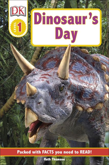 DK Readers L1: Dinosaur's Day Paperback cover of DK Readers L1: Dinosaur's Day