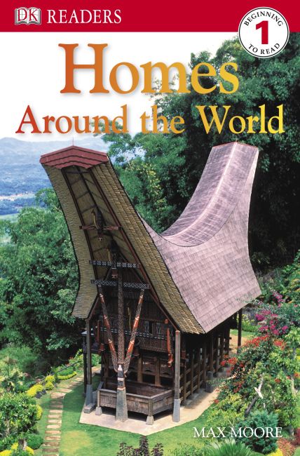 DK Readers L1: Homes Around the World Paperback cover of DK Readers L1: Homes Around the World