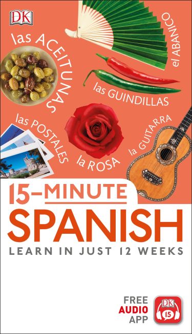 15-Minute Spanish Paperback cover of 15-Minute Spanish