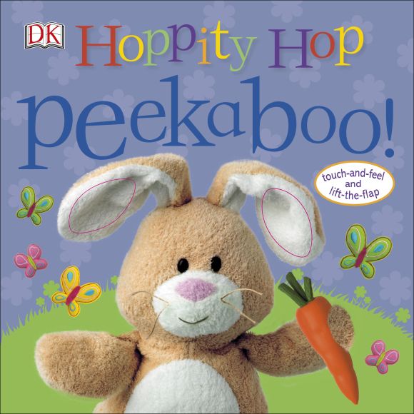 Hoppity Hop Peekaboo! Board book cover of Hoppity Hop Peekaboo!