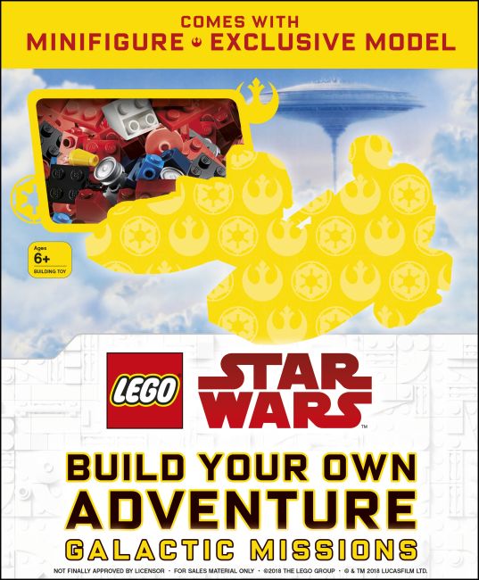 LEGO Star Wars Build Your Own Adventure Galactic Missions Hardback cover of LEGO Star Wars Build Your Own Adventure Galactic Missions