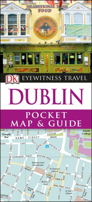 DK Eyewitness Dublin Pocket Map and Guide Paperback cover of DK Eyewitness Dublin Pocket Map and Guide
