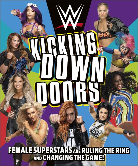 WWE Kicking Down Doors Hardback cover of WWE Kicking Down Doors