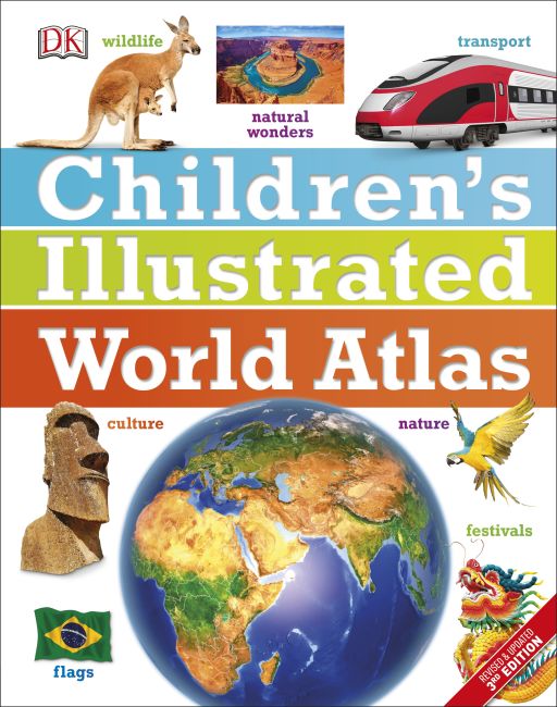 Children's Illustrated World Atlas Hardback cover of Children's Illustrated World Atlas