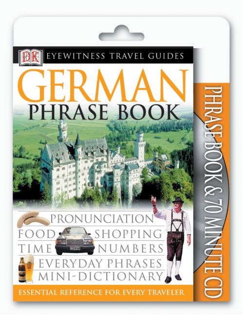 Eyewitness Travel Guides: German Phrase Book & CD Paperback cover of Eyewitness Travel Guides: German Phrase Book & CD