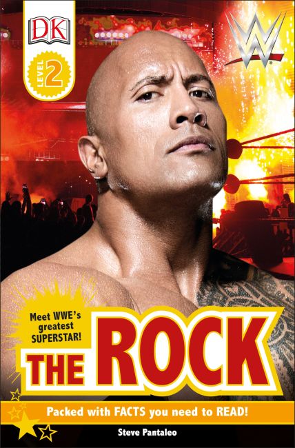 DK Reader Level 2: WWE The Rock Paperback cover of DK Reader Level 2: WWE The Rock