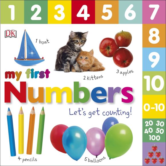 My First Numbers Let's Get Counting Board book cover of My First Numbers Let's Get Counting