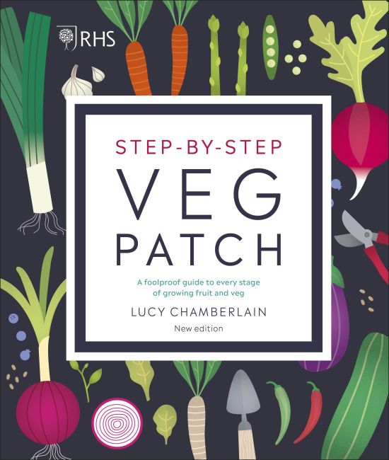 RHS Step-by-Step Veg Patch Hardback cover of RHS Step-by-Step Veg Patch