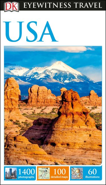 DK Eyewitness USA Flexibound cover of DK Eyewitness USA