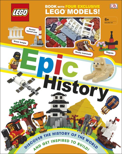 LEGO Epic History Hardback cover of LEGO Epic History
