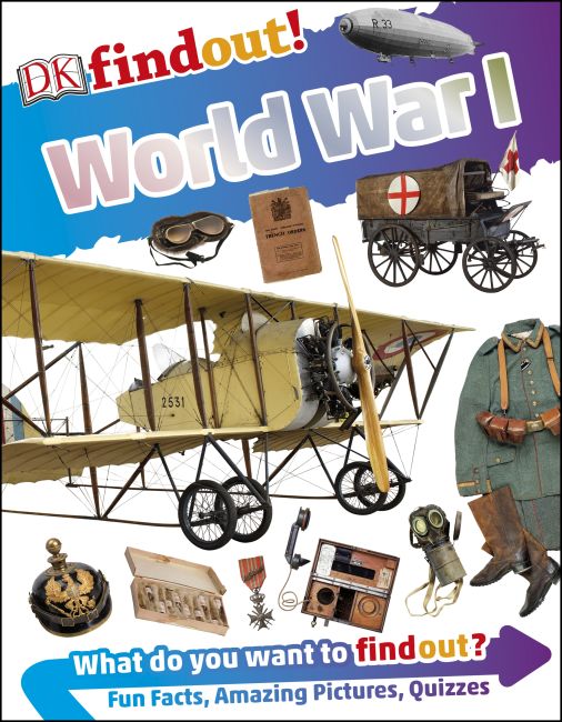 DKfindout! World War I Flexibound cover of DKfindout! World War I
