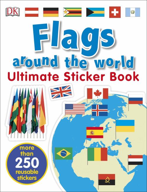 Ultimate Sticker Book: Flags Around the World Paperback cover of Ultimate Sticker Book: Flags Around the World