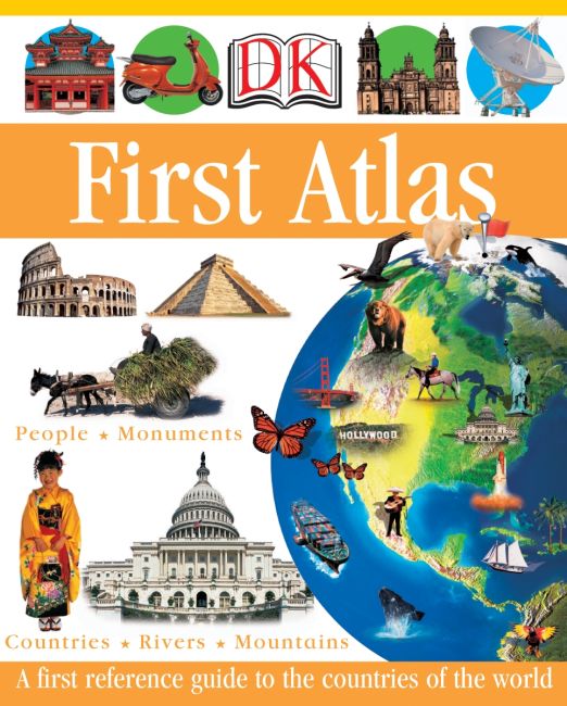 DK First Atlas Hardback cover of DK First Atlas