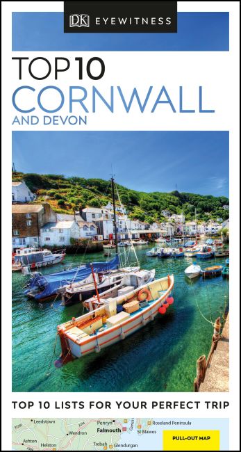 DK Eyewitness Top 10 Cornwall and Devon Paperback cover of DK Eyewitness Top 10 Cornwall and Devon
