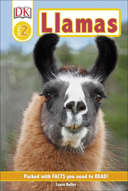 DK Readers Level 2: Llamas Hardback cover of DK Readers Level 2: Llamas