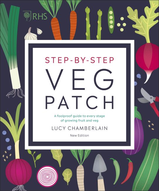 RHS Step-by-Step Veg Patch Hardback cover of RHS Step-by-Step Veg Patch