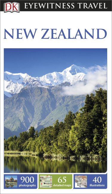 DK Eyewitness Travel Guide New Zealand Paperback cover of DK Eyewitness Travel Guide New Zealand