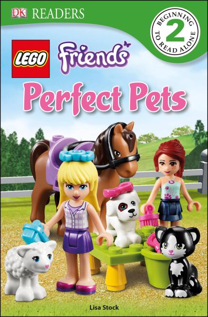 DK Readers L2: LEGO® Friends Perfect Pets Paperback cover of DK Readers L2: LEGO® Friends Perfect Pets