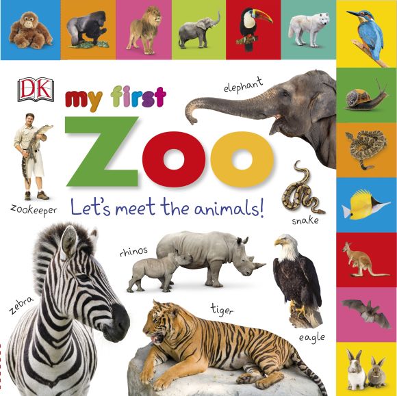 Tabbed Board Books: My First Zoo Board book cover of Tabbed Board Books: My First Zoo