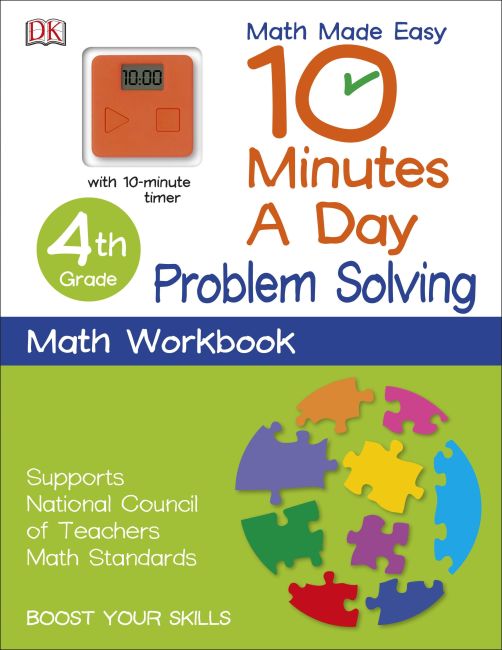 10 Minutes a Day: Problem Solving, Fourth Grade Paperback cover of 10 Minutes a Day: Problem Solving, Fourth Grade