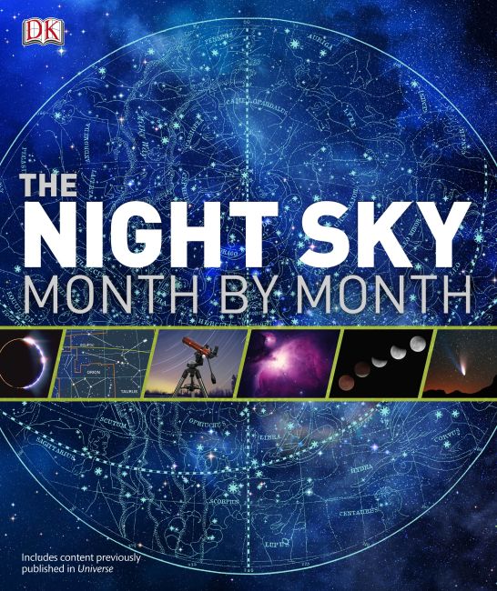 The Night Sky Month by Month Hardback cover of The Night Sky Month by Month