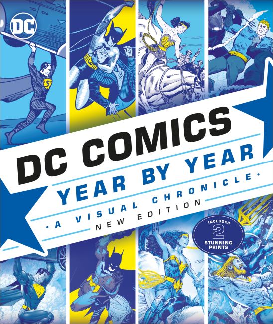 DC Comics Year By Year New Edition Hardback cover of DC Comics Year By Year New Edition