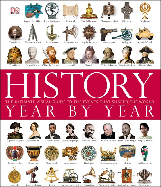 History Year by Year Hardback cover of History Year by Year