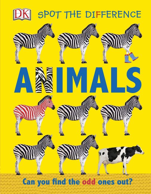 Spot the Difference Animals Board book cover of Spot the Difference Animals