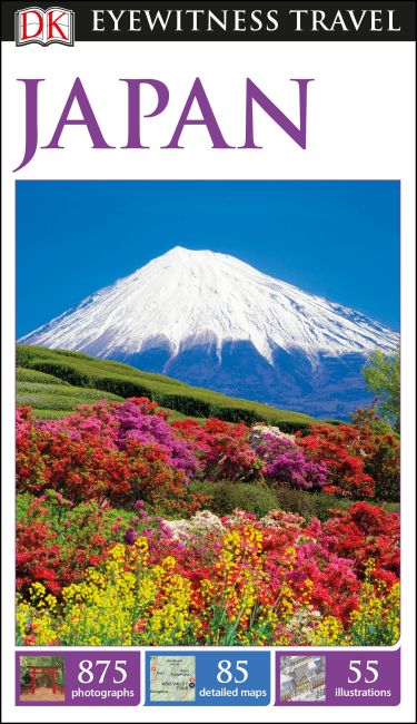 DK Eyewitness Travel Guide Japan Flexibound cover of DK Eyewitness Travel Guide Japan