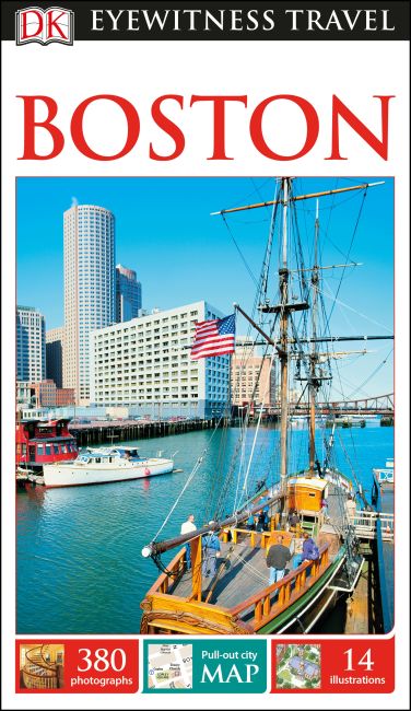 DK Eyewitness Travel Guide Boston Flexibound cover of DK Eyewitness Travel Guide Boston