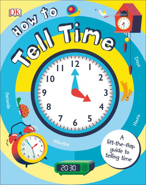 How to Tell Time Board book cover of How to Tell Time