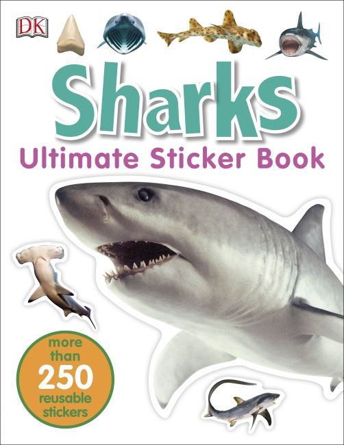 Ultimate Sticker Book: Sharks Paperback cover of Ultimate Sticker Book: Sharks